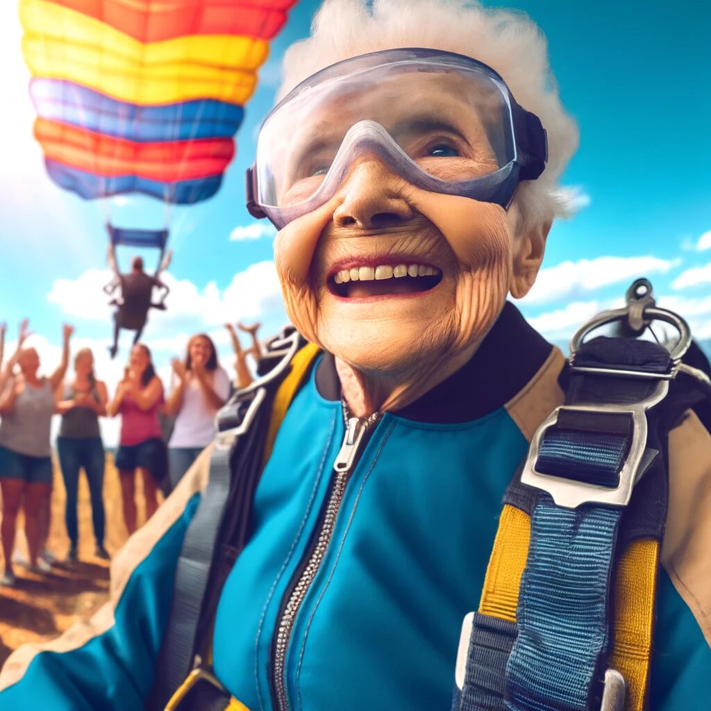 Skydiver Sets Record as World’s Oldest – 104 Years Old!